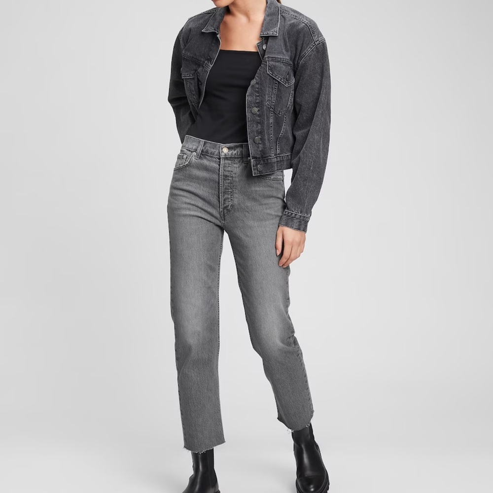 NWT GAP high rise straight jeans size 27